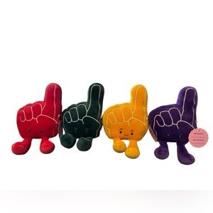 Gigglescape Game Day #1 Fan Plush Cute Stuffed Animal NWT 6” Assorted Colors